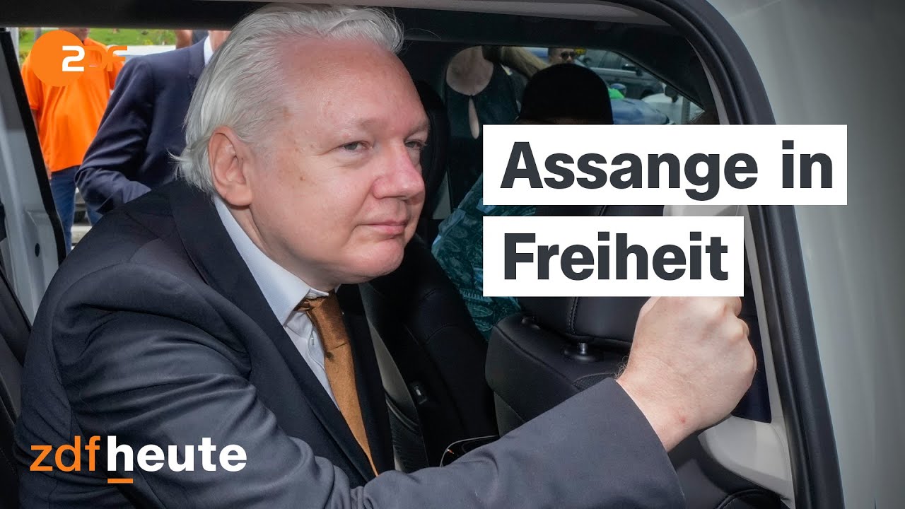 Deal mit US-Justiz - Warum Assange gerade jetzt freikommt | ZDFheute live