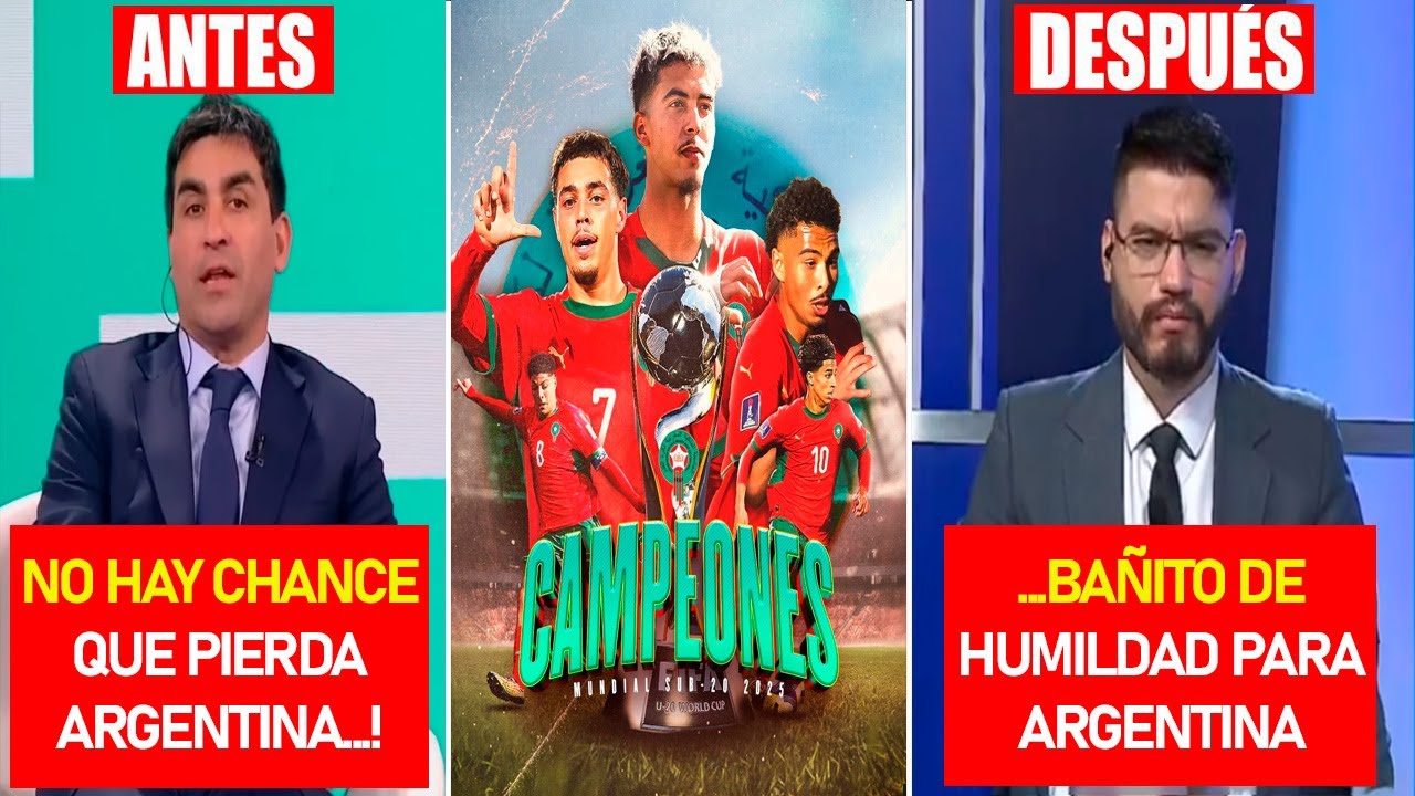 El ANTES y DESPUÉS de la PRENSA en la FINAL entre ARGENTINA y MARRUECOS 🏆