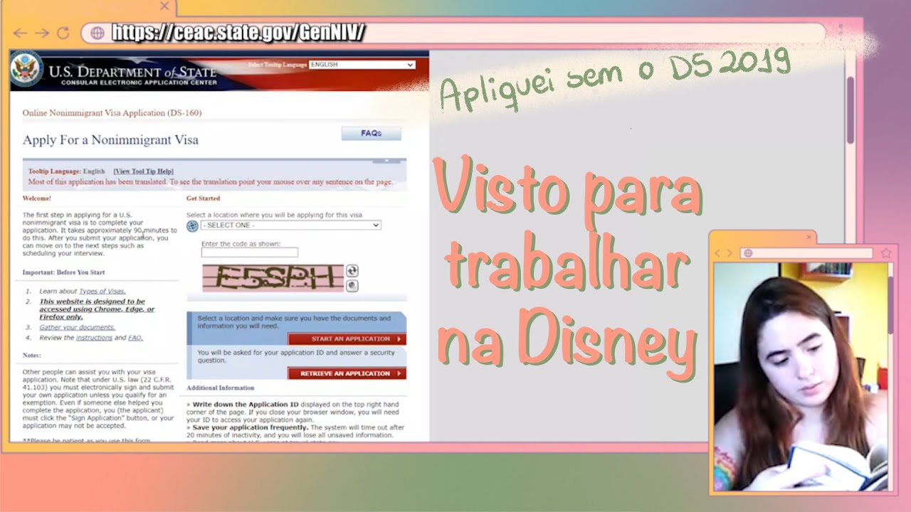 APLICANDO O VISTO DE INTERCÂMBIO EUA - J1 WORK AND TRAVEL | Como aplicar sem o DS 2019