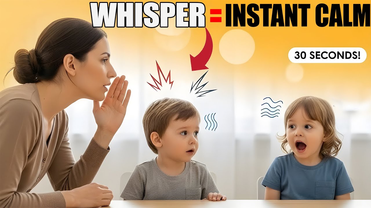 The Super Simple Whisper Technique to Stop Kids' Screaming in Just 30 Seconds.