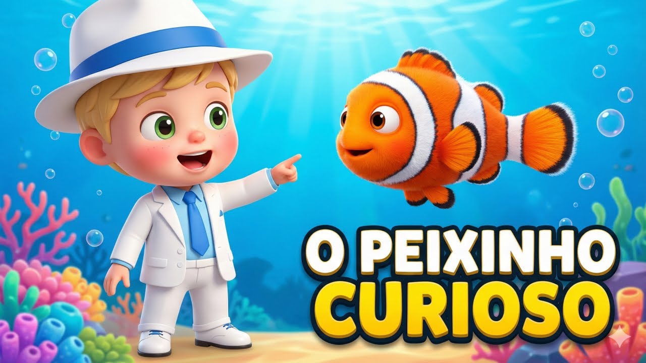 O Peixinho Curioso | Música Infantil Divertida para Bebês e Crianças