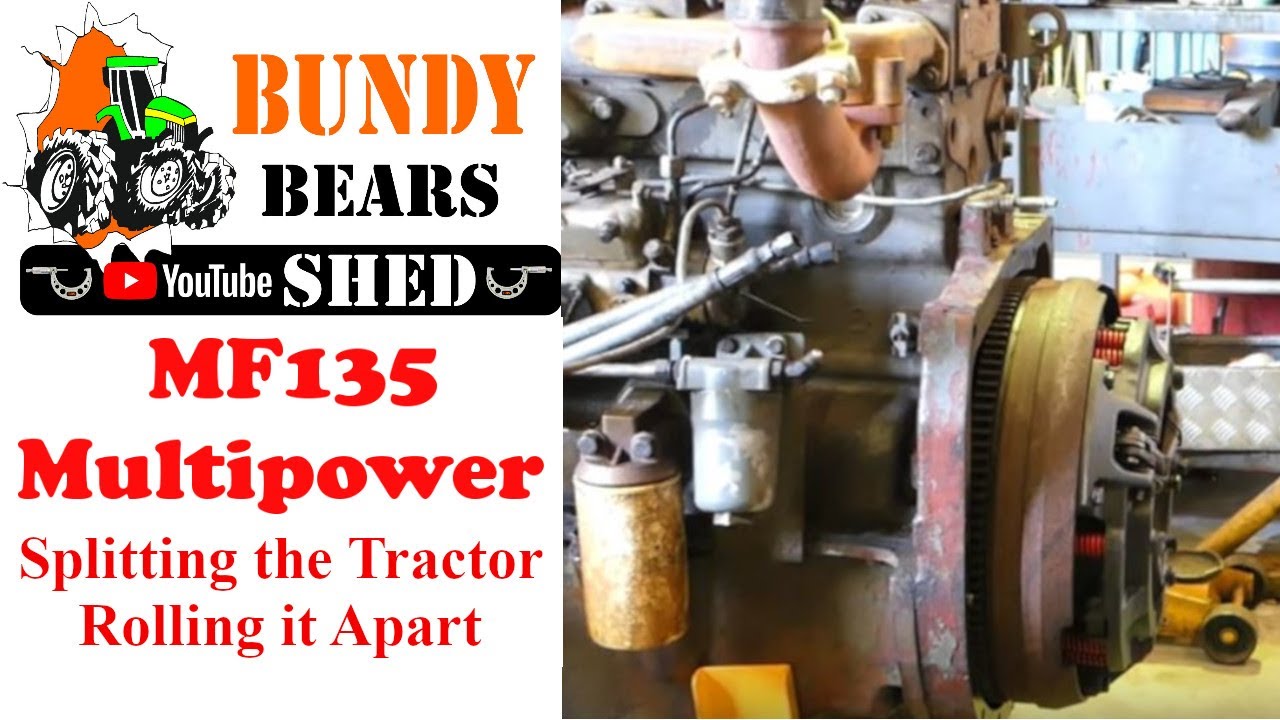 Как разделить трактор №3. Разделение Massey Ferguson 135 Multipower на части