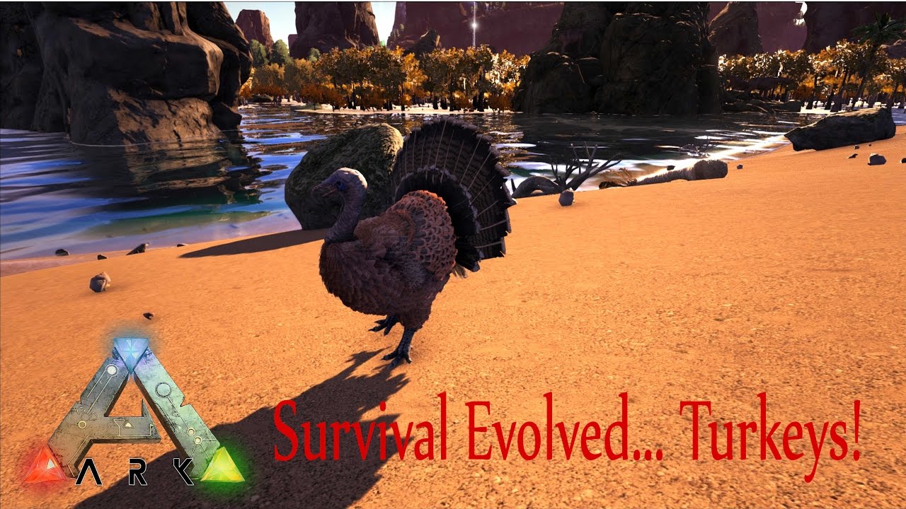 ARK SURVIVAL EVOLVED Funny Moment Turkey Killing EPIC FAIL! w/ChewyTheEwok