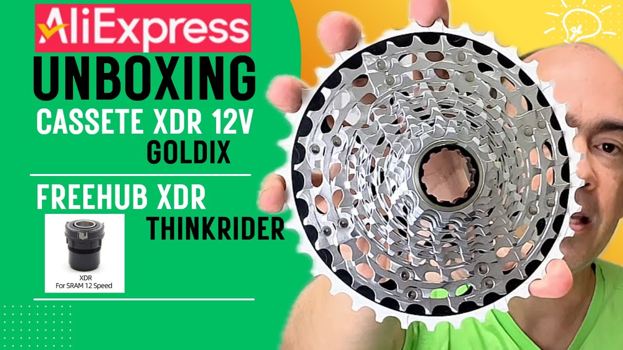 UNBOXING ALIEXPRESS: K7 XDR GOLDIX 12V + FREEHUB XDR THINKRIDER