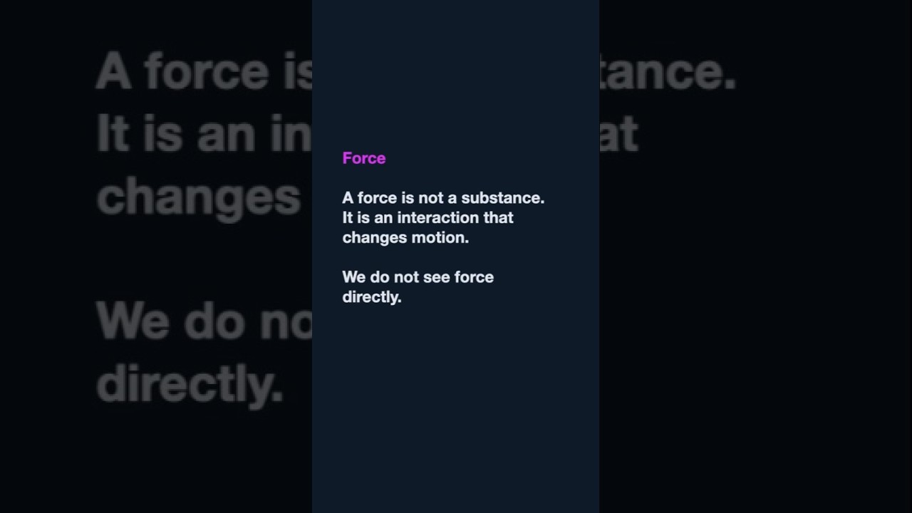 THE UNIVERSE: Definitions 3: Force and Gravity #astronomy #cosmology #locomotion