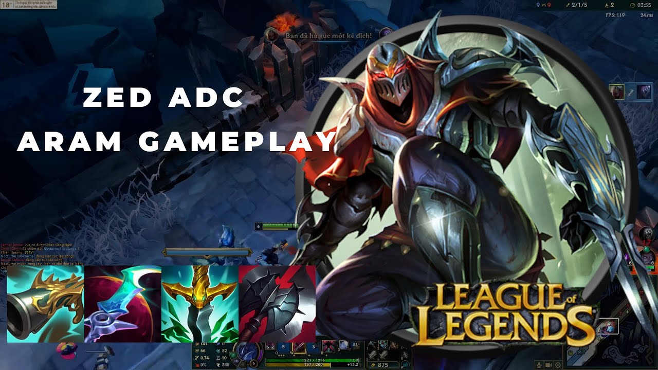 ZED ARAM GAMEPLAY