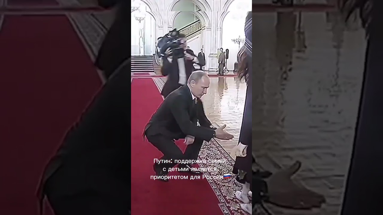 Russian leader Vladimir Putin stated that supporting families with children is a priority for Russia