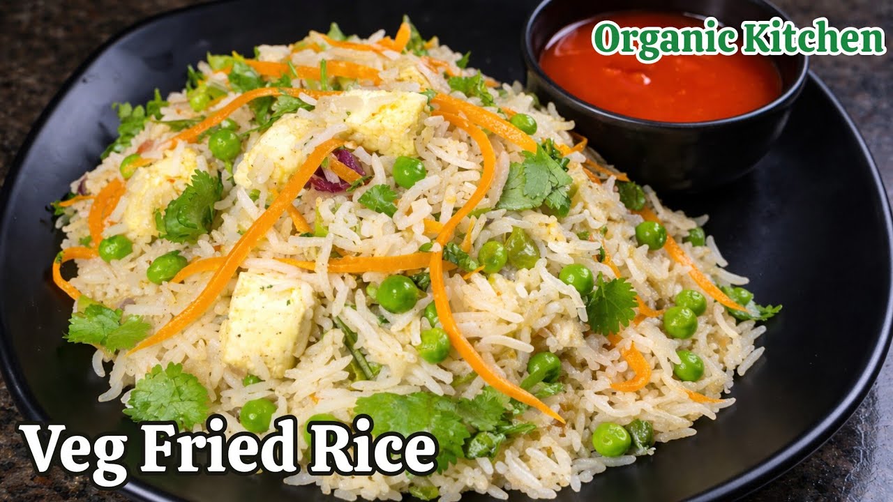 Veg Fried Rice Recipe | Street Style Veg Fried Rice at Home | Organic Kitchen@Kanchulife 