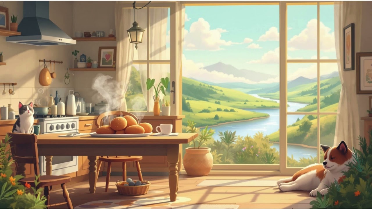 2 Hours of Cozy Cottagecore Baking Music 🍞 | Relaxing Ambient Study & Tea Time Playlist