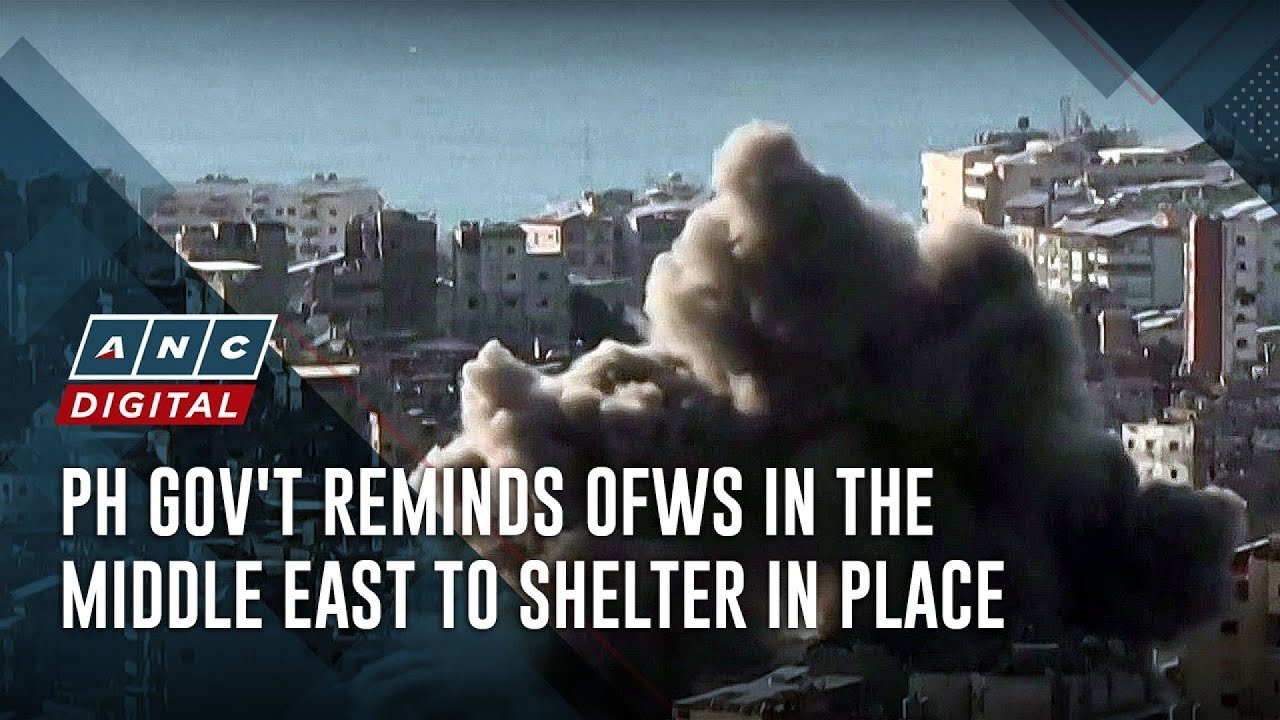 PH gov't reminds OFWs in the Middle East to shelter in place | ANC