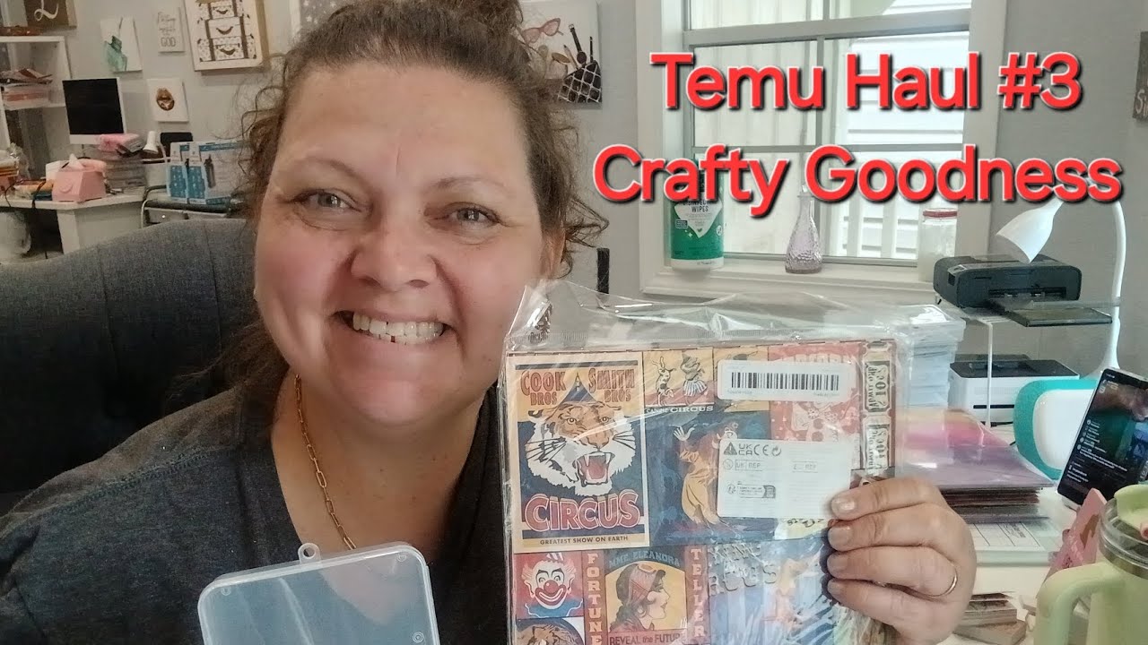 #temu Craft Haul #3 with review of the Thermal printer! #papercrafts