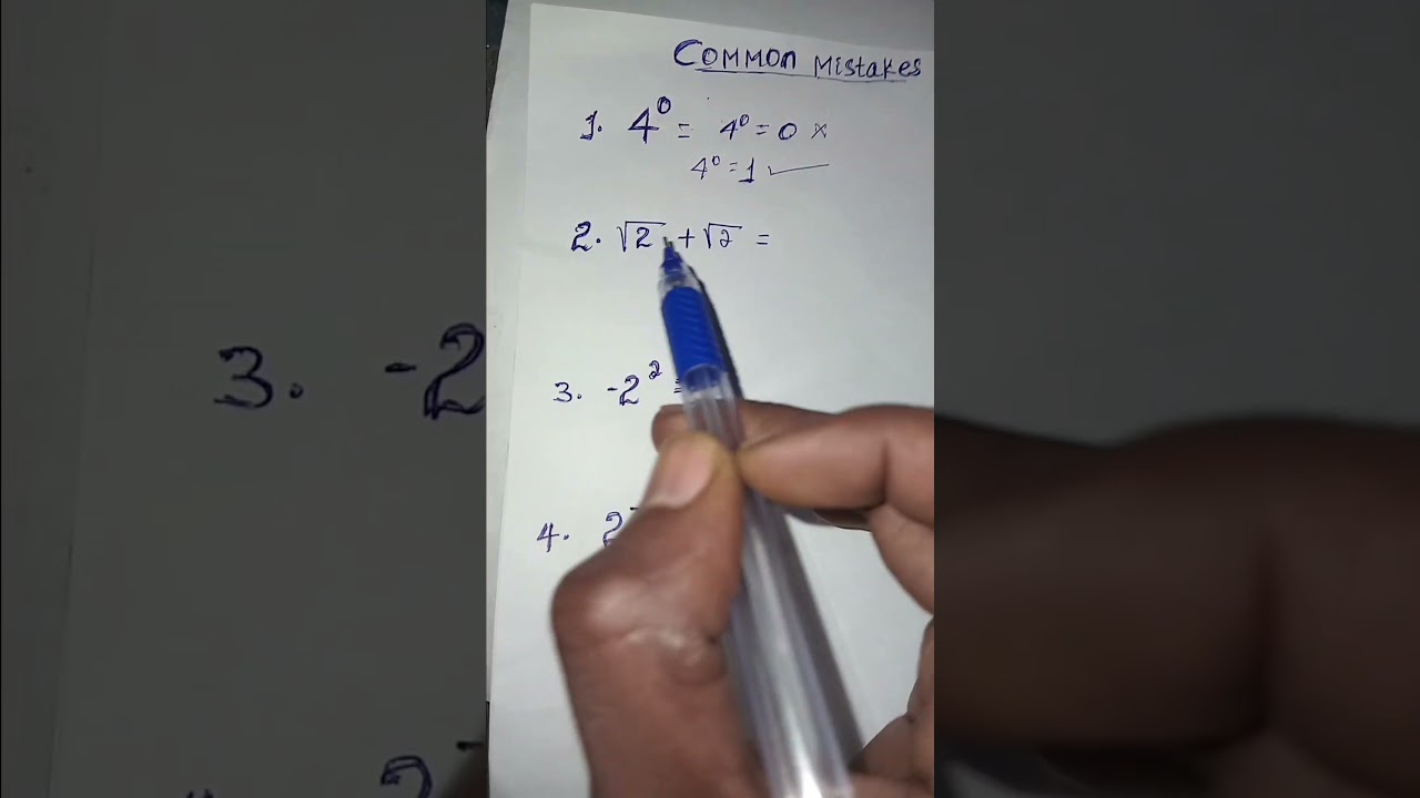 Have you ever made these mistakes in algebra?#mathematics #maths #mathsstudents #matheducation