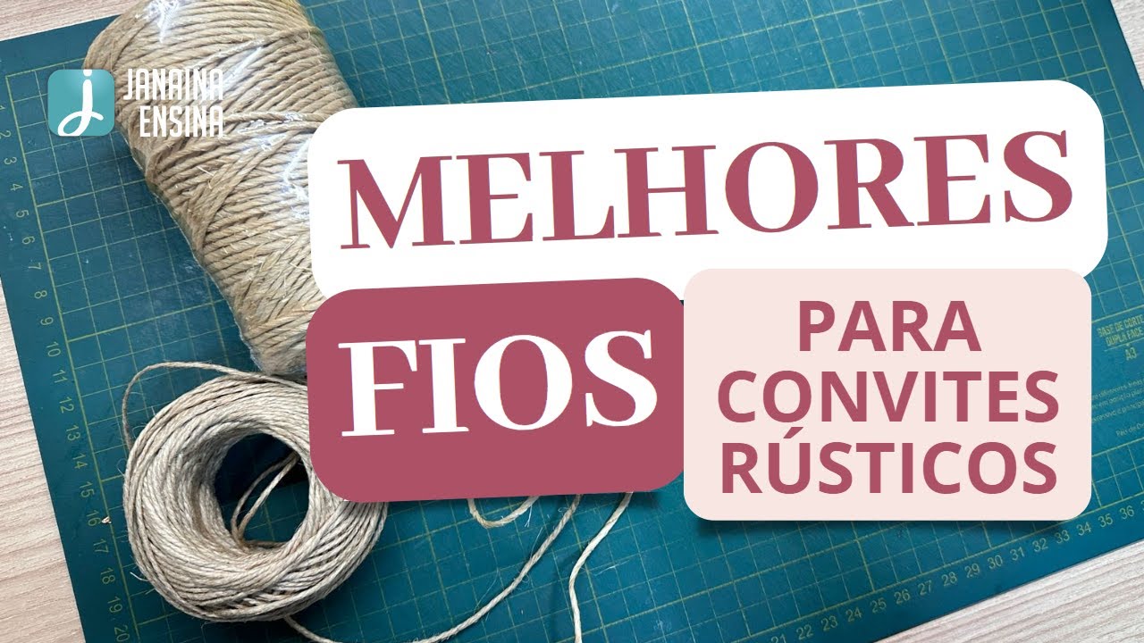 Qual Melhor Fio Para Laços Em Convites Rusticos