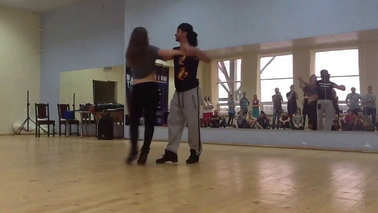 Wakko and Masha. Minsk workshops, October 2012. Hard zouk, without music.