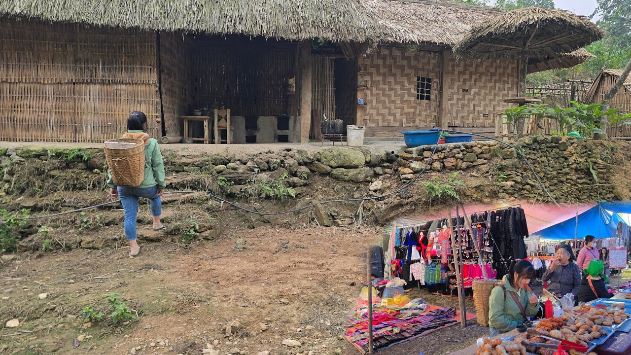 Go shopping and enjoy delicious street food | Tiểu Liễu-17 year old