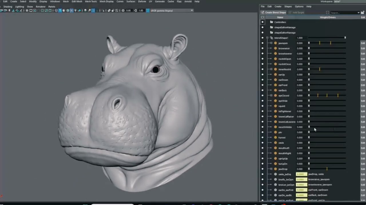 Before AI: A Fully Hand-Rigged Creature in Maya (Pure 3D Craftsmanship)