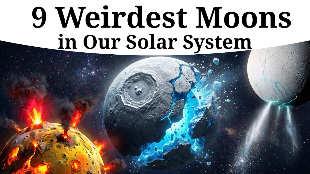9 Weirdest Moons in the Solar System Explained