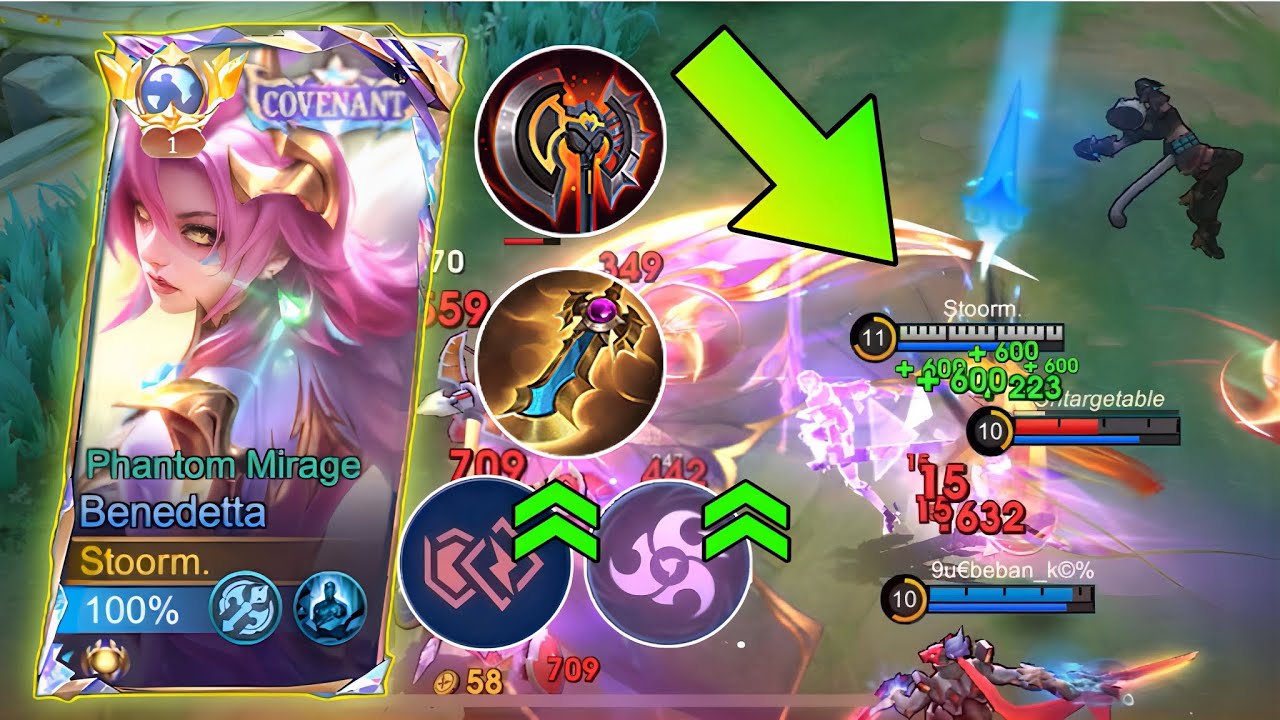 BENEDETTA NEW LIFESTEAL BUILD & EMBLEM 2025!! (win or lose?) | BENEDETTA GAMEPLAY | MLBB |