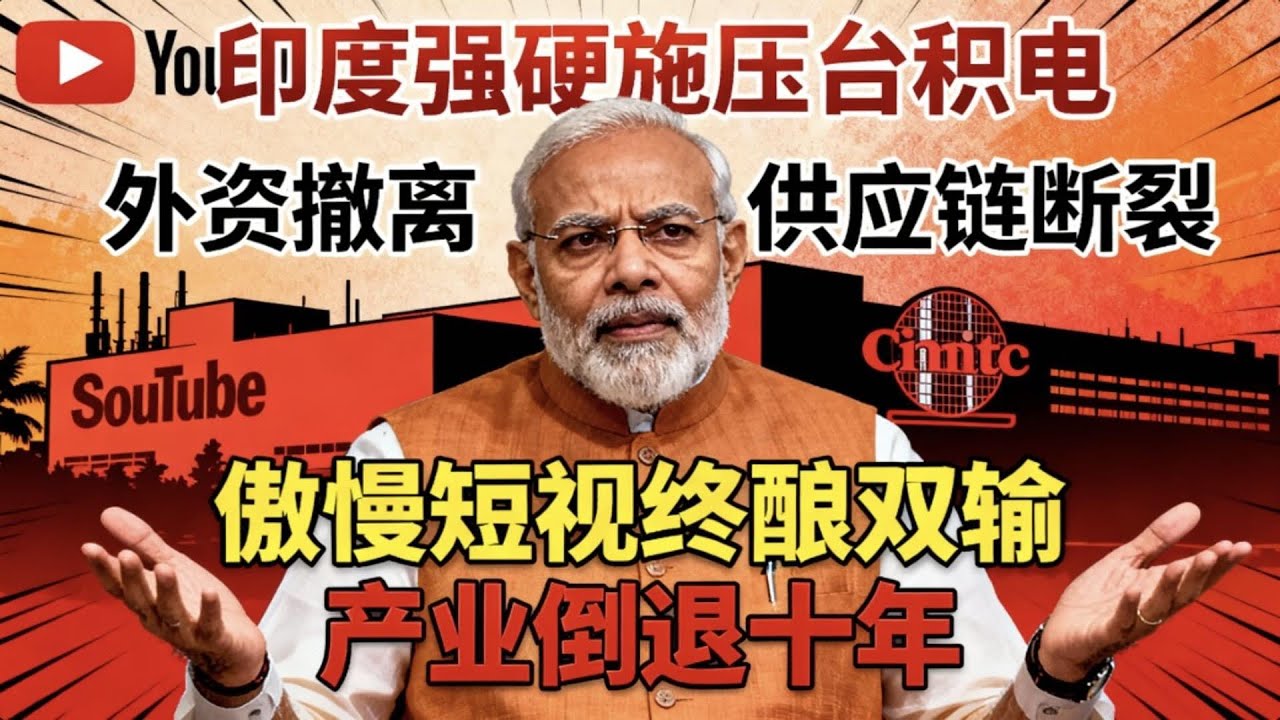 45 萬人失業！印度趕走台積電，半導體產業倒退十年的慘痛代價