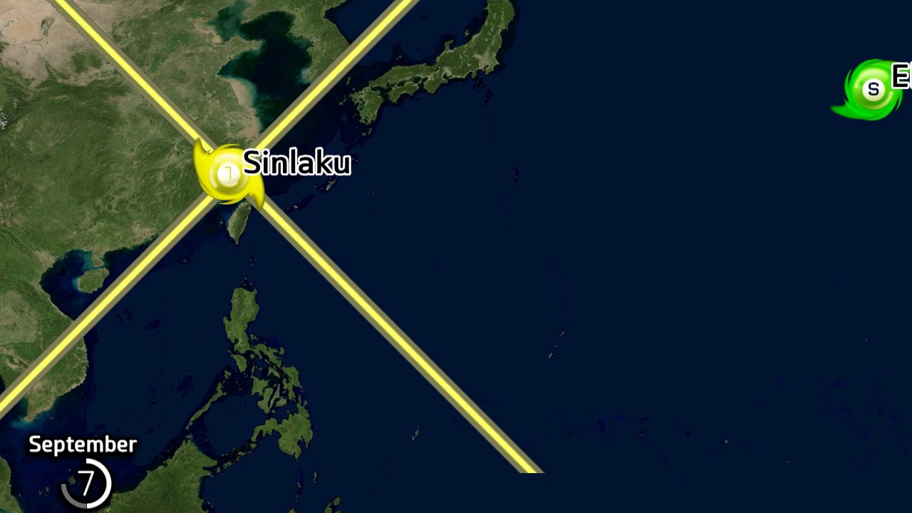 2002 Pacific Typhoon Season Animation