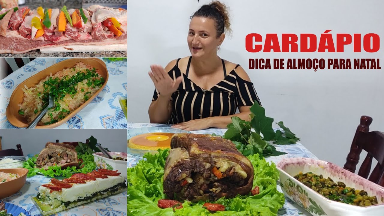 Almoço de domingo - Natal - RECEITAS DA ROSA