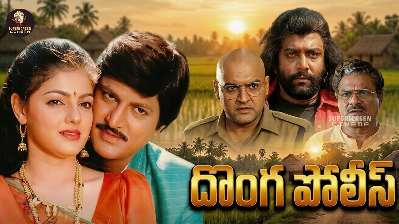 Mohan Babu Super Hit Action Movie | Donga Police Full HD | Telugu Mass Movies | Superscreen