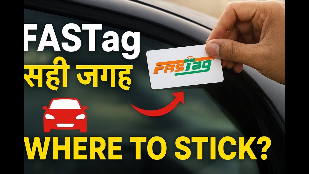Where to Stick FASTag on Car? 🚗 | Correct Placement Explained