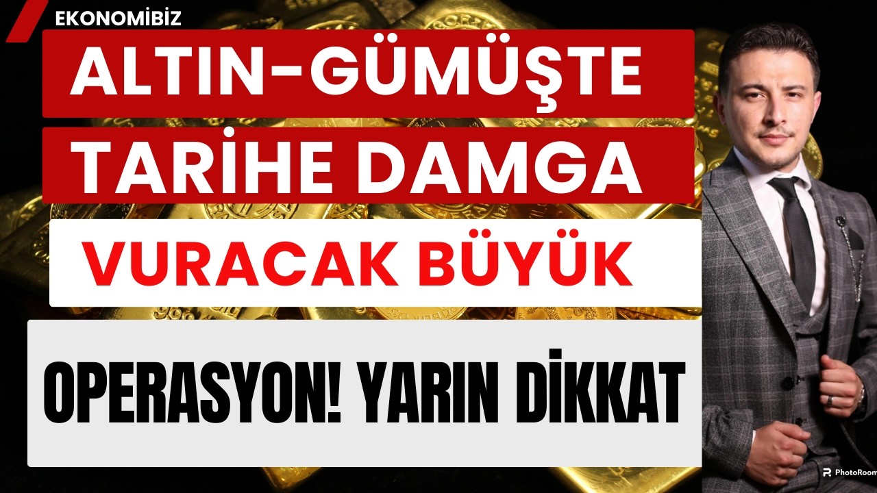 Altın Ve G&uuml;m&uuml;şte Tarihe Damga Vuracak Operasyonlar Devam Ediyor!