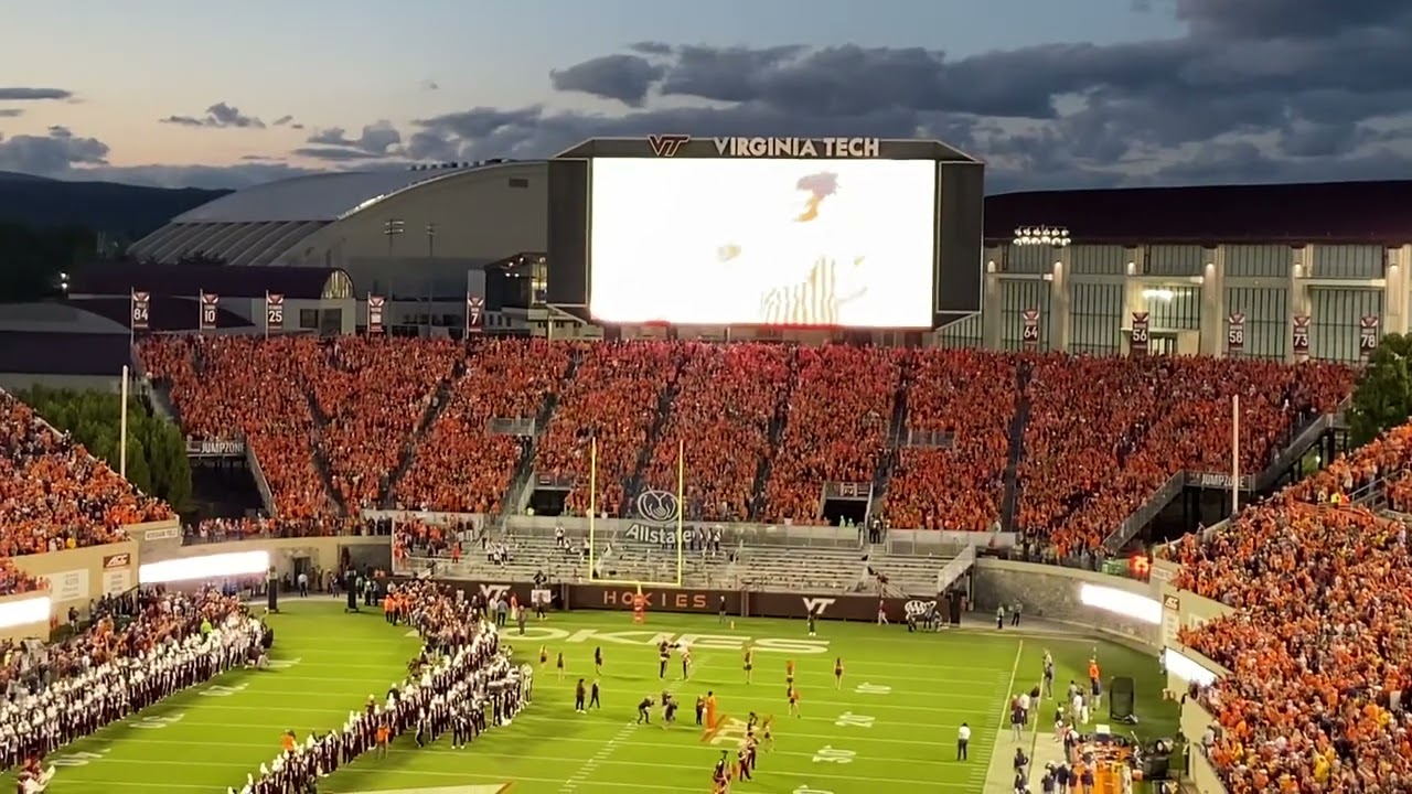 Virginia Tech vs WVU 2022 enter sandman