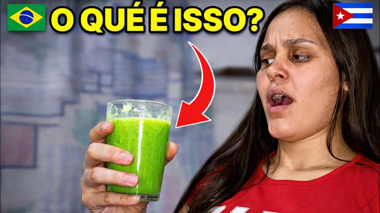 Experimentei pela primeira vez Vitamina de abacate no Brasil 🇧🇷