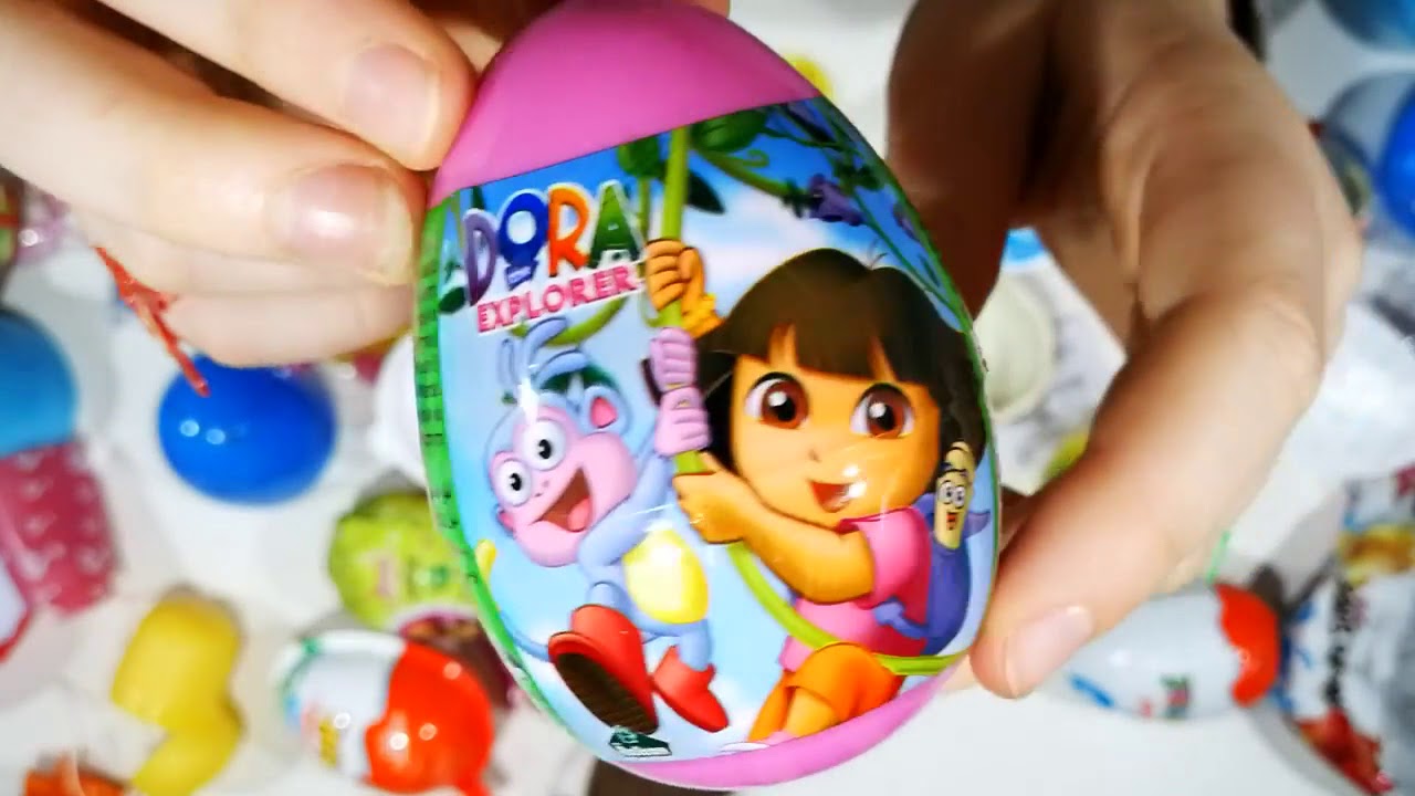 18 Chocolate eggs and 8 Surprise bag Opening