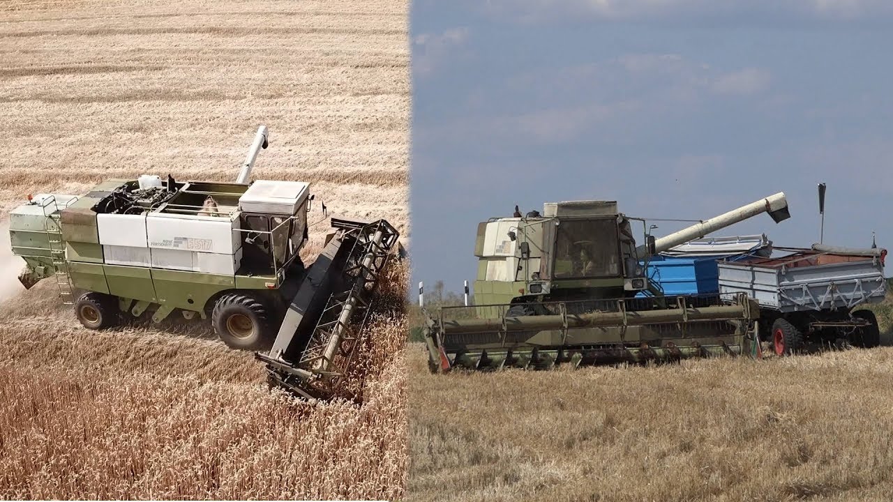 Weizenernte 2019 mit Fortschritt E517