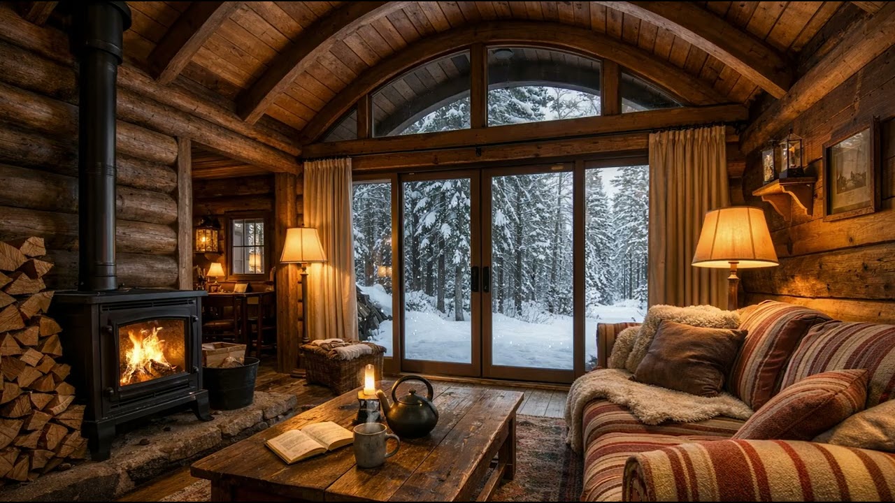Winter Coffee Jazz ☕❄️ Smooth Sax & Piano Lounge for Cozy Focus (No Vocals)