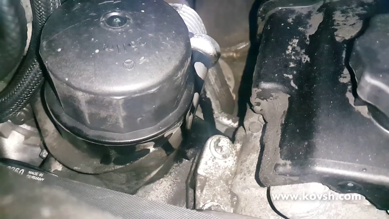 Всегда меняйте уплотнительную резинку маслянного фильтра на двигателях OM646 2.1d Mercedes Benz