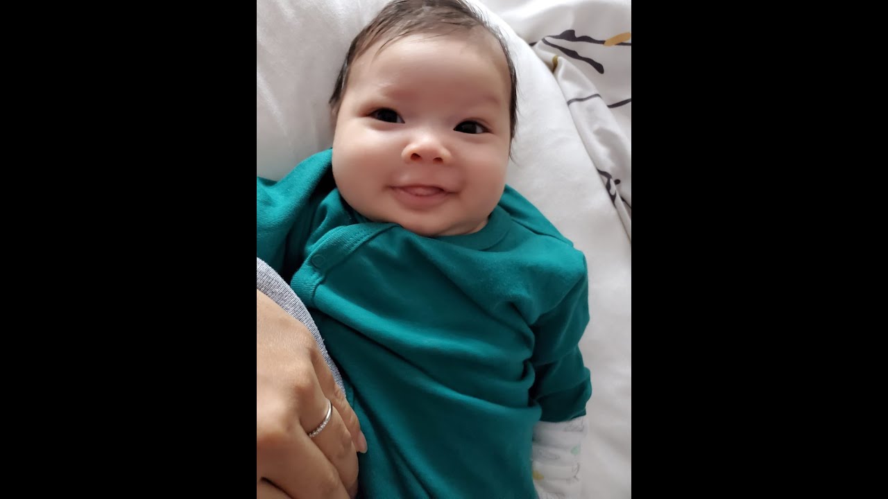 How to hold a 5 week old baby