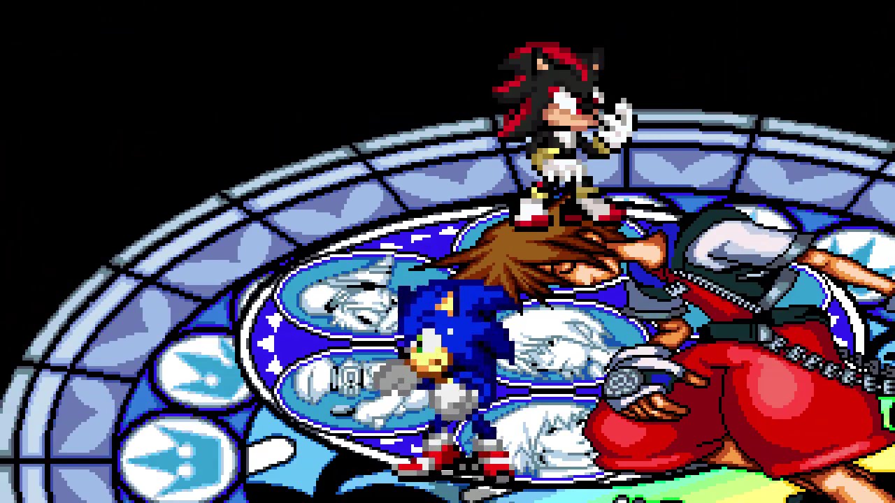 Movie Sonic Vs Movie Shadow (MUGEN)