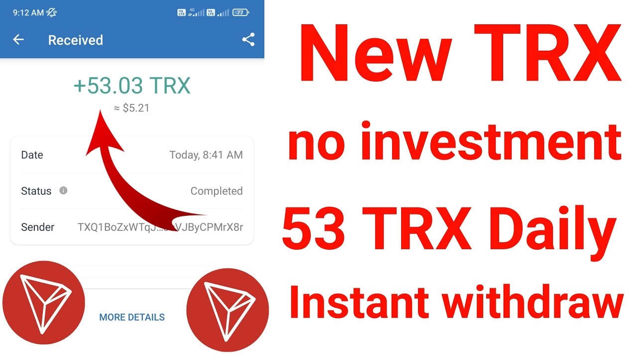 Tronwin | New Tron Mining | Trx Earning Site 2021 TRX | 53 TRX Instant withdraw | no investment