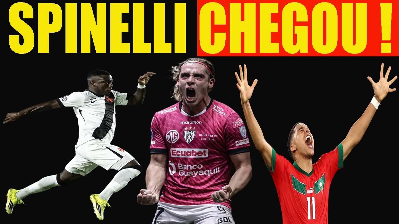 Vasco Contrata Spinelli e se prepara para novos reforços! Mercado quente!