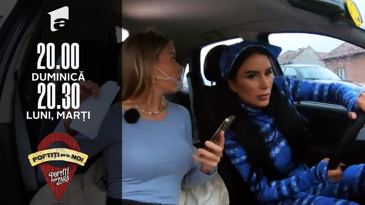Daniela Crudu și Ana Baniciu, la un pas să facă accident cu mașina