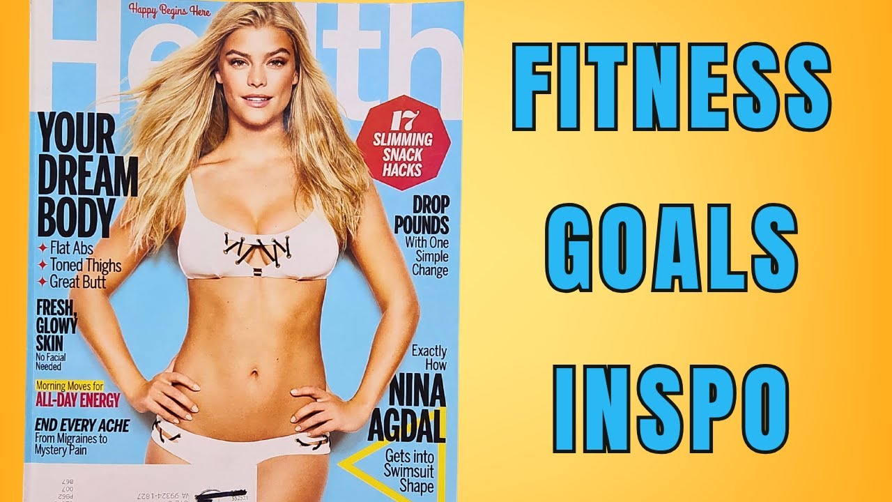 Health March 2017 Magazine Flip Through 👟 Fitness Motivation Nina Agdal