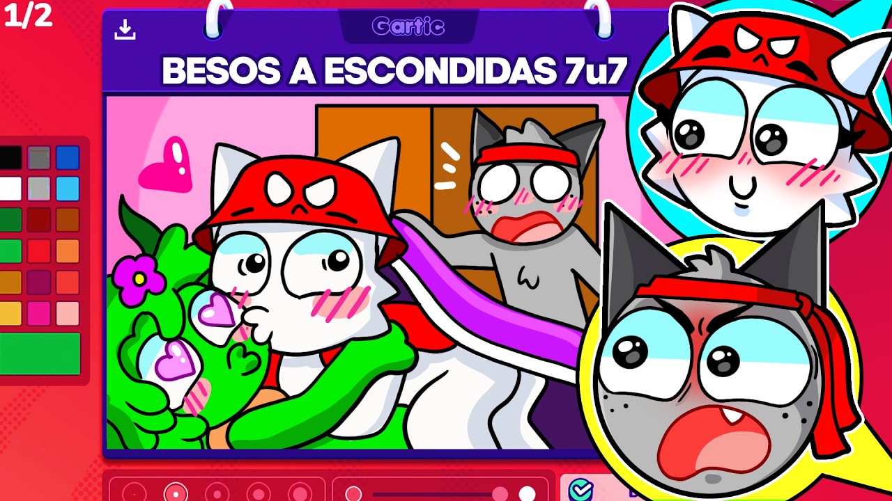 CASI NOS ATRAPAN! 😂🎨 GARTIC PHONE en PAREJA