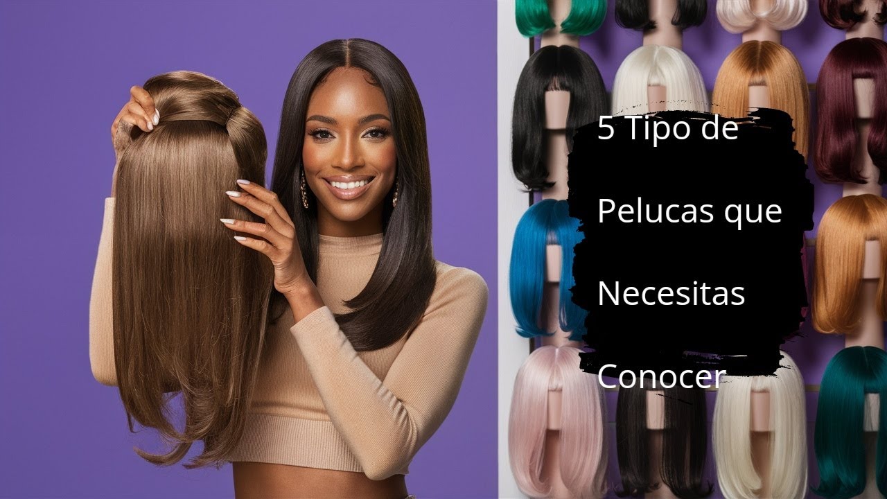 5 Tipos de Pelucas que necesitas conocer / 5 Types of Wigs you NEED
