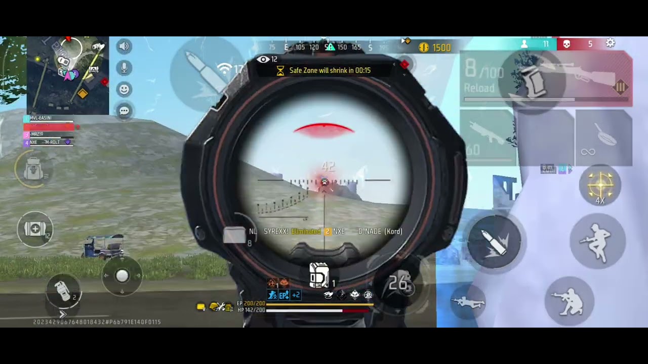 Free Fire Tournament Highlights 😎💣💥😎(TEAM BLZ)   #FF  Follow --#MRZ19