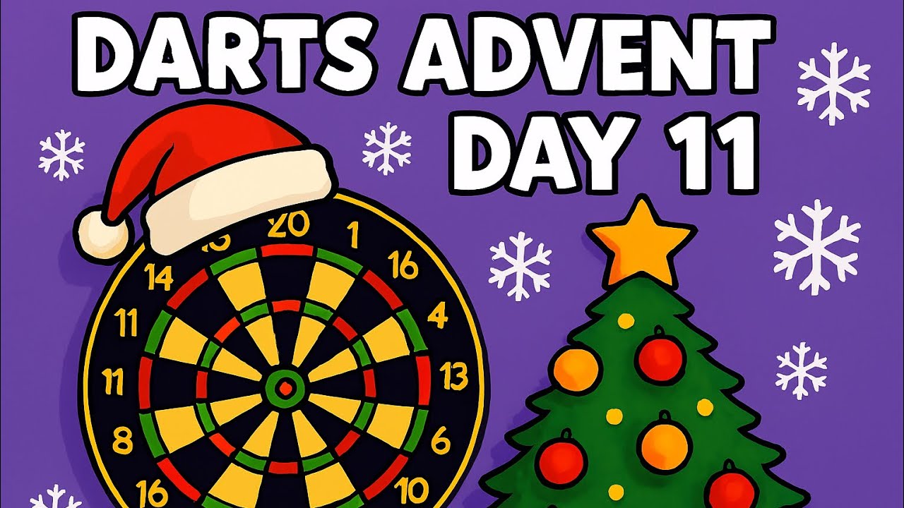 Darts advent day 11! #darts #180 #reddragondarts 
