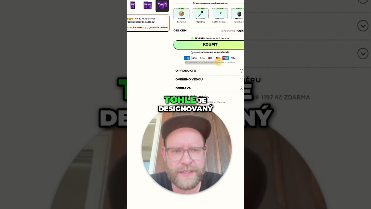 Mr. Fungee v akci, aneb jak skr&yacute;t předplatn&eacute; na eshopu🤥 tt #marketing #onlinemarketing #eshop