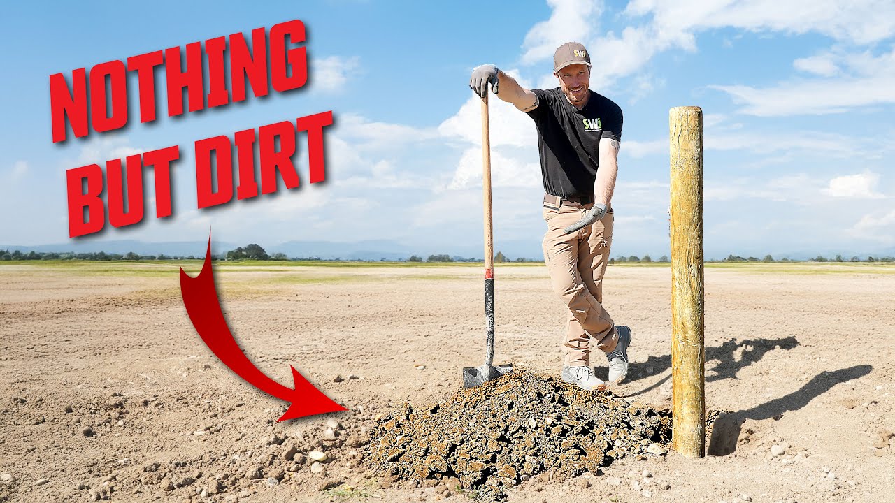 How To Set A Fence Post With NO CONCRETE (Works For All Kinds)