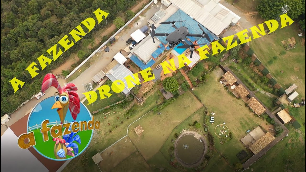 DRONE INVADE A FAZENDA 13 DA REDE TV RECORD