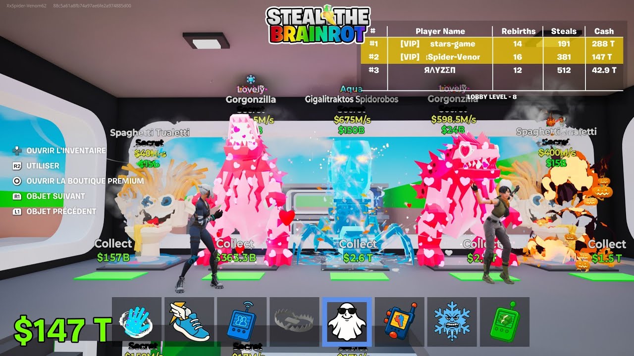 🔴Live Steal the brainrot VENEZ TRADE Merci à @rayzenftn 