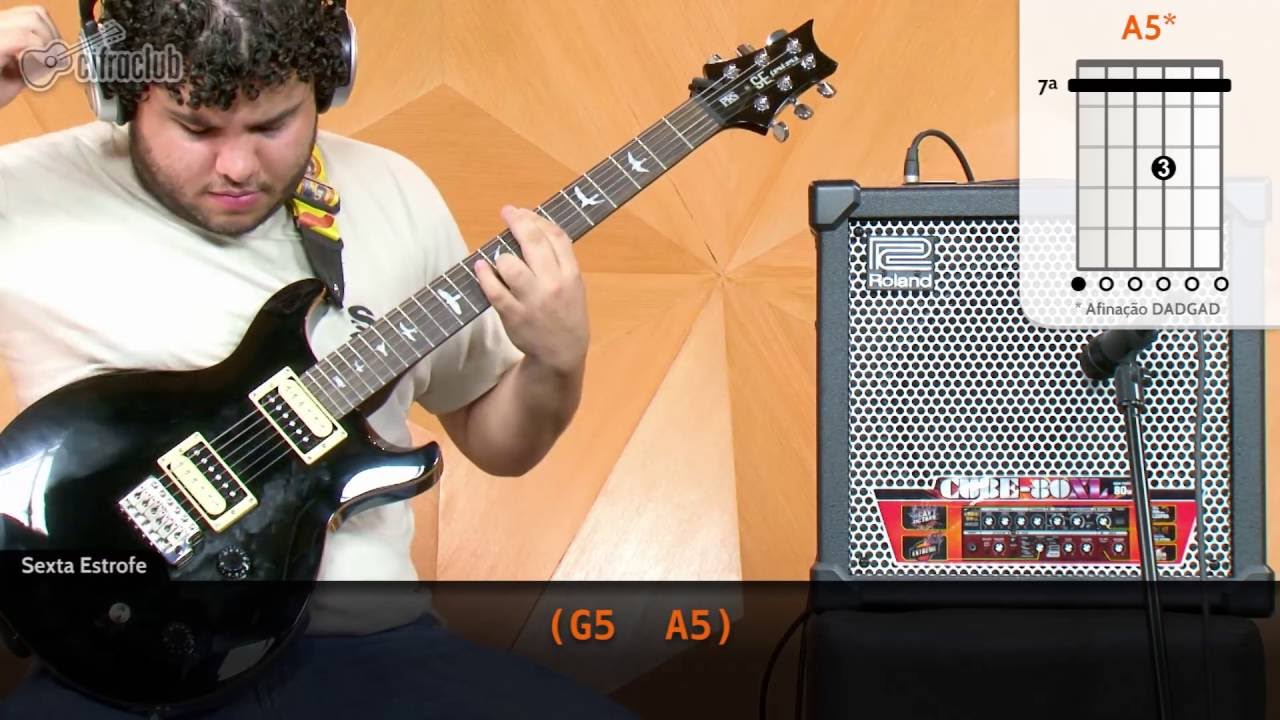 Kashmir - Led Zeppelin (aula de guitarra)