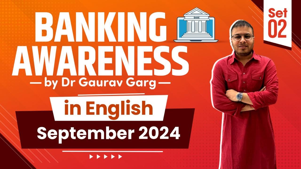 Banking Awareness 2024 for Bank PO Set-1 By Dr Gaurav Garg (IBPS PO, SBI PO, IBPS Clerk, SBI Clerk)